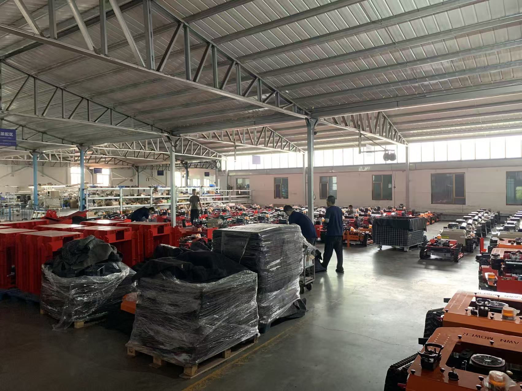MERI mowers undergoing pre-delivery checks