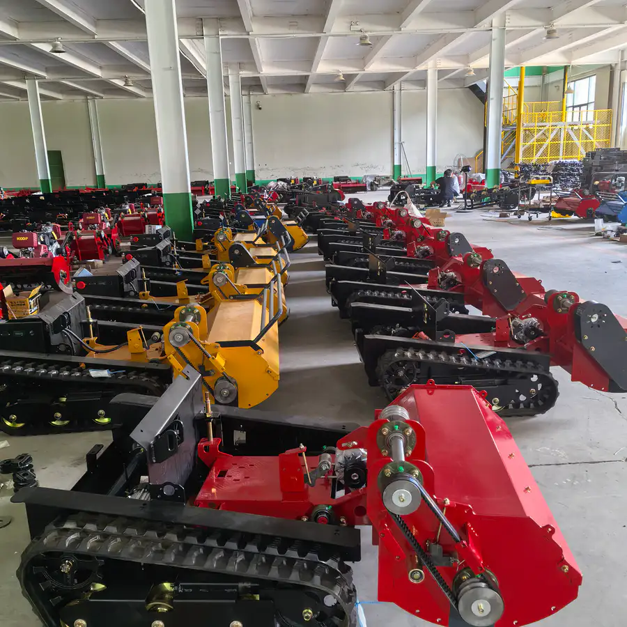 Batch production of remote control mowers in the MERI factory