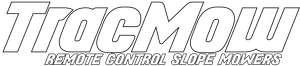 TracMow remote control slope mower logo