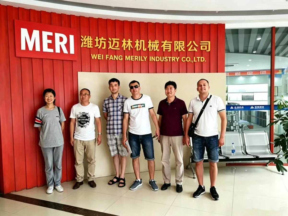 Customers and MERI team at the MERI showroom