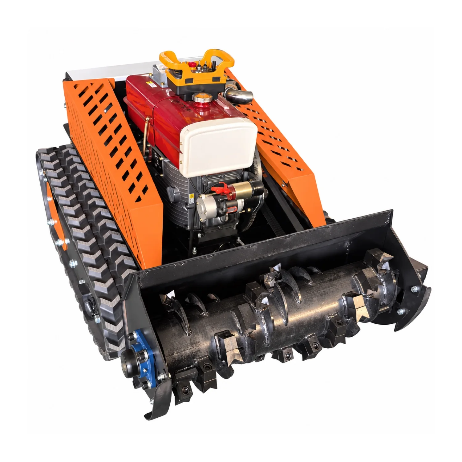 ME-RFM1000-D fixed-tooth forestry mulching head on white background
