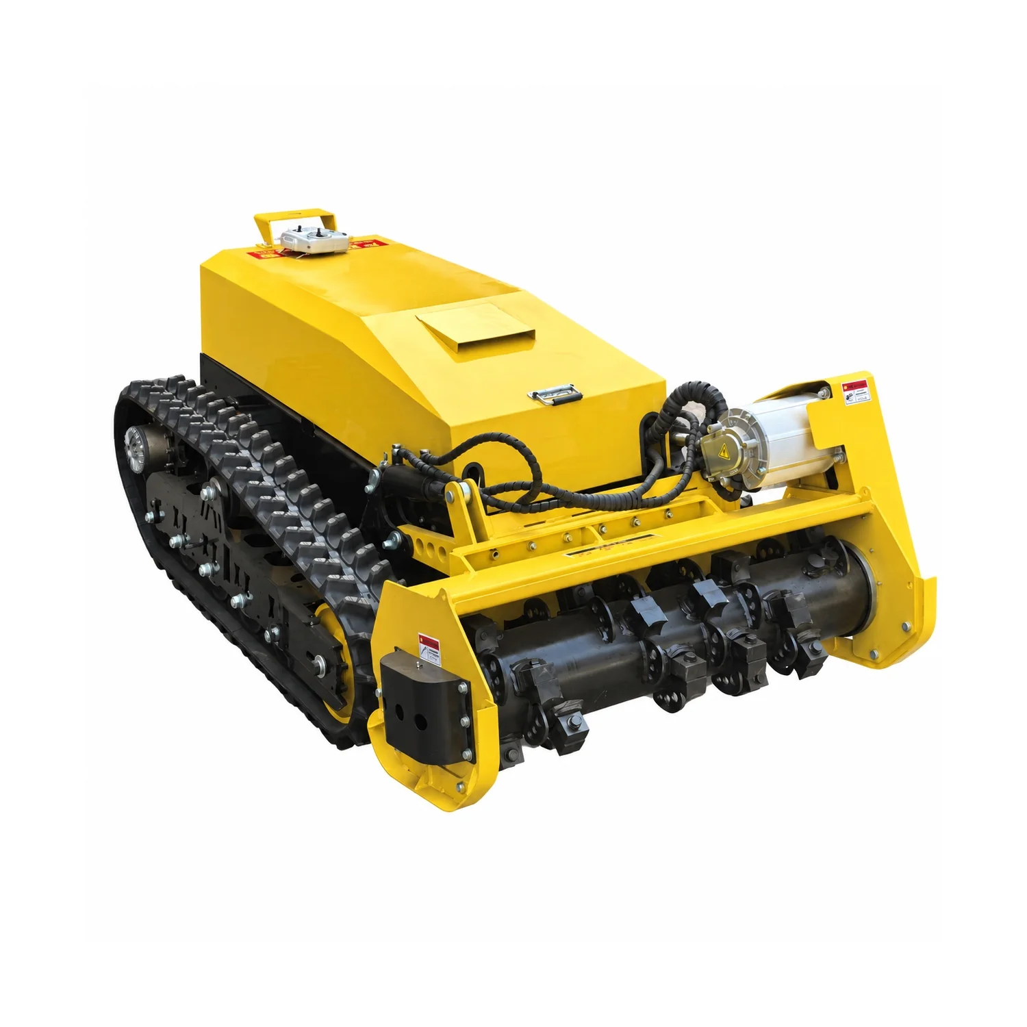MERI ME-RFM1000-E electric remote control forestry mulcher on white background