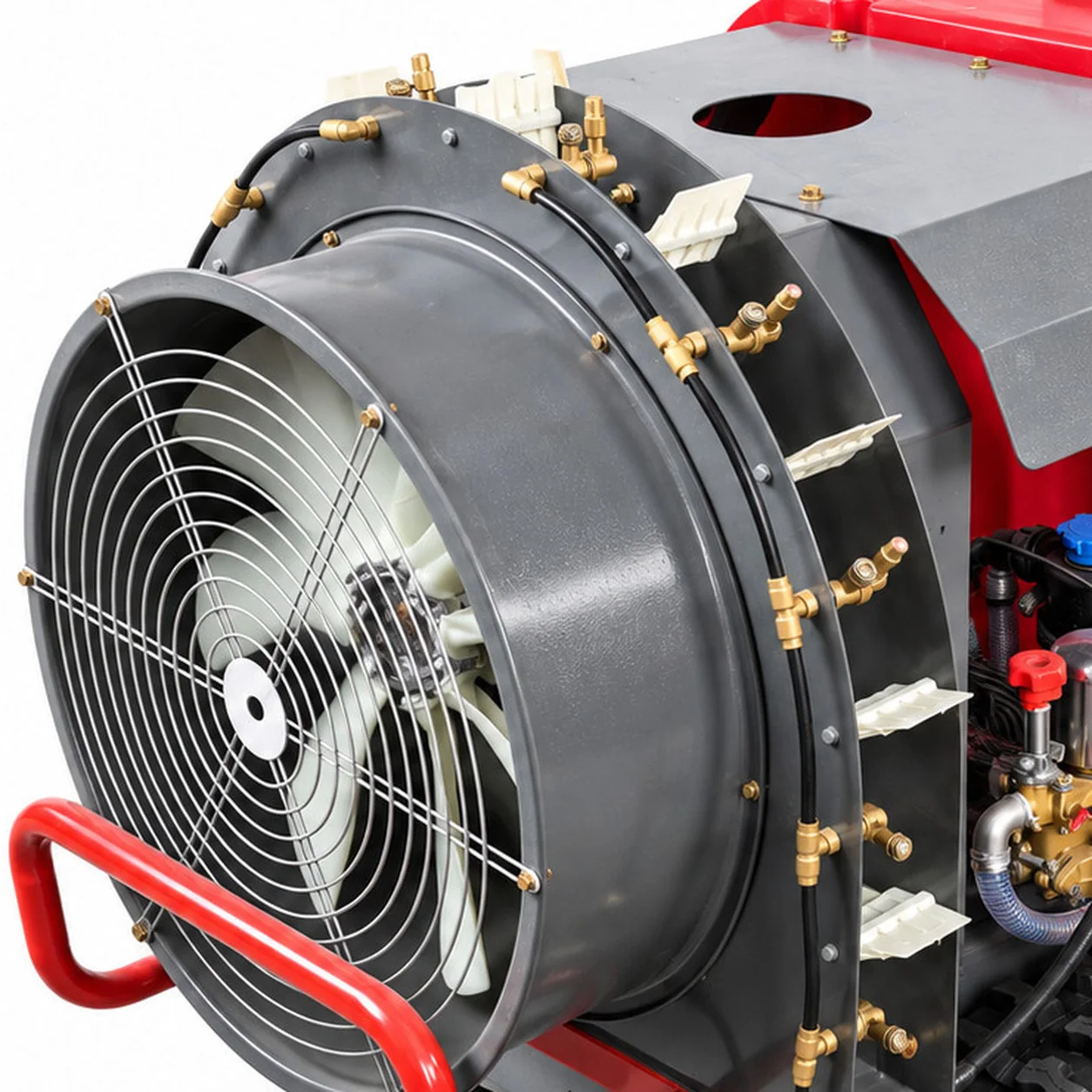 MERI RCS agricultural sprayer airblast fan detail