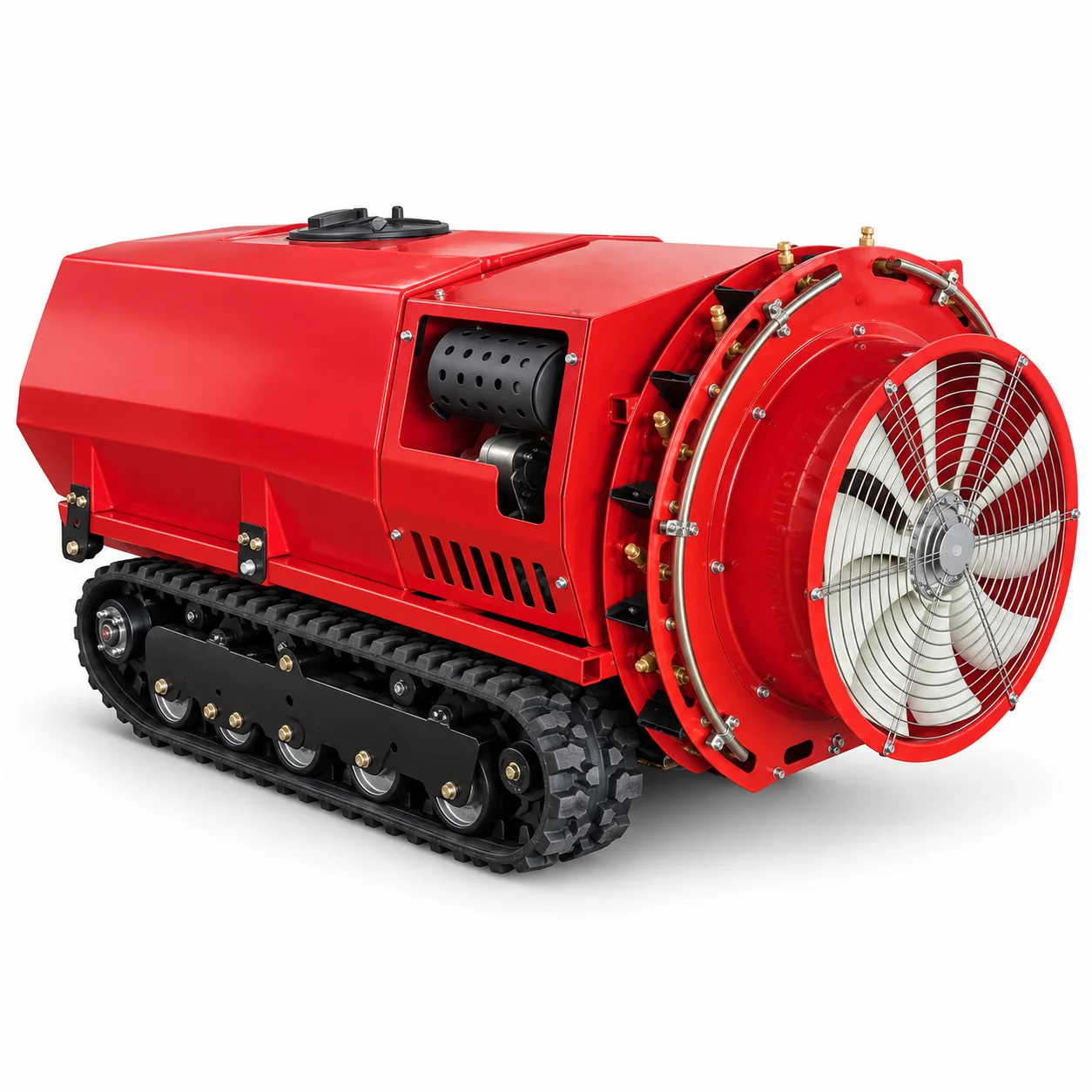 MERI RCS800 tracked remote control airblast agricultural sprayer