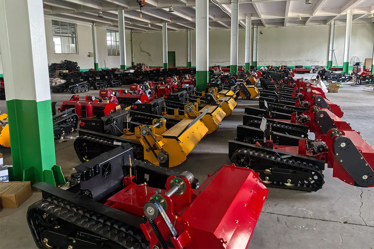 MERI remote control mower production and quality control