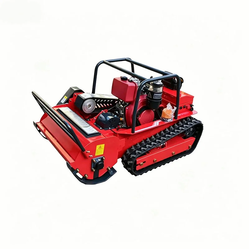 ME1000-24 Remote Control Lawn Mower — Gasoline 24V remote control lawn mower, 1000mm cut, 45° slope